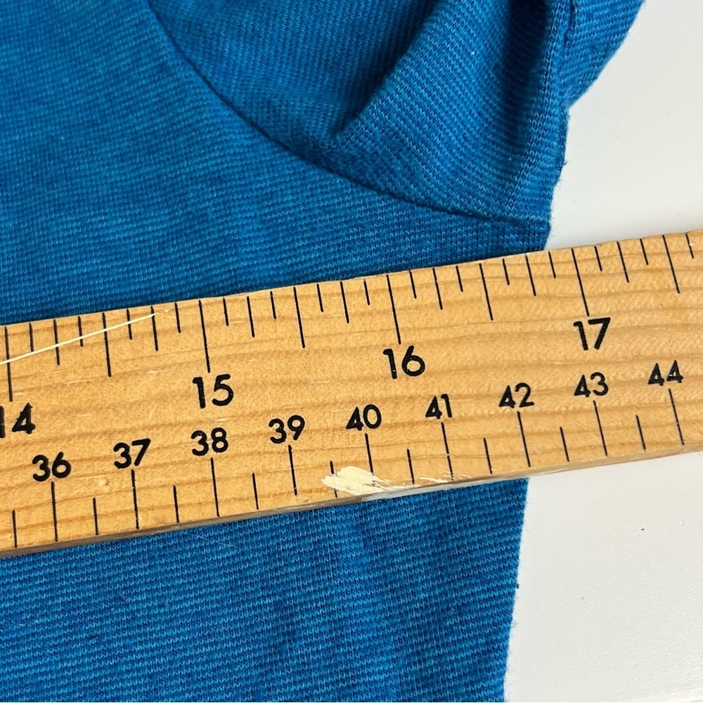 Toad&Co Blue V-Neck Long Sleeve "Cue" A-Line Dress - Size Small - Picture 5 of 6